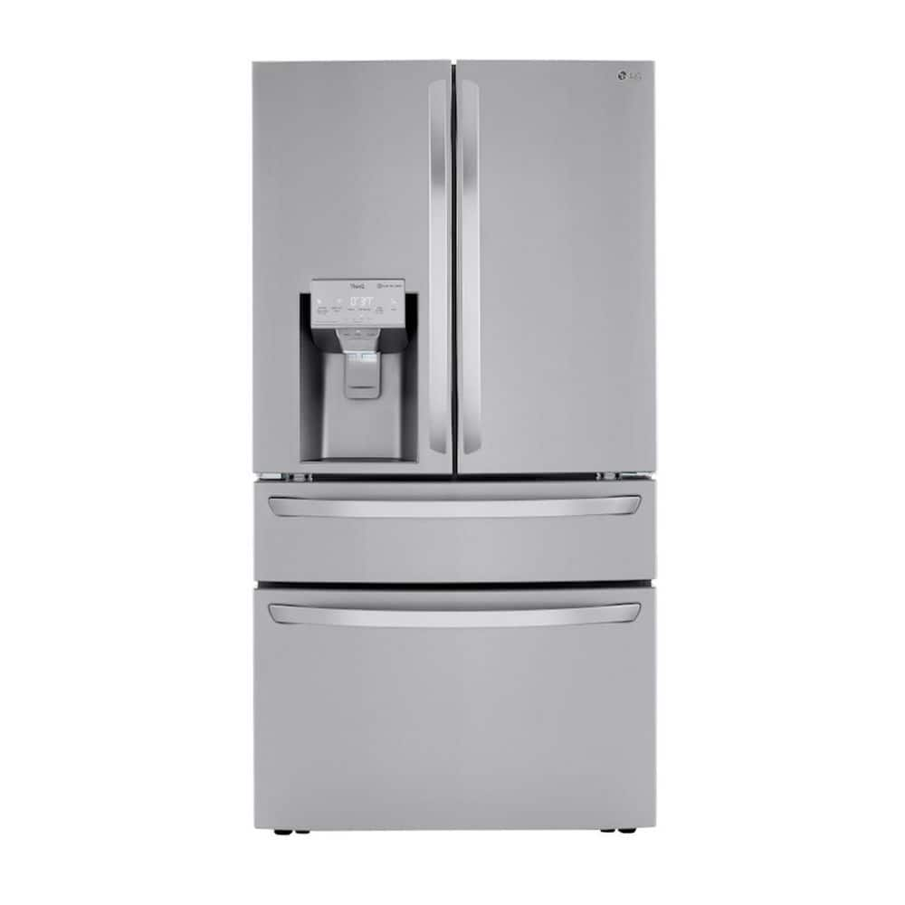 LG 30 cu. ft. 4-Door French Door Refrigerator Full Convert Drawer ...