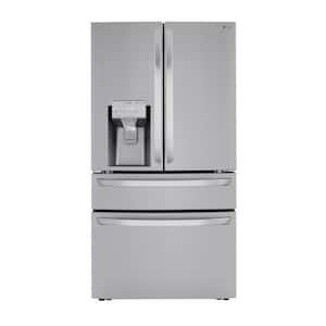 30 cu. ft. 4-Door French Door Refrigerator Full Convert Drawer, Smart Cooling and Craft Ice, Print Proof Stainless Steel