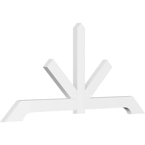 Ekena Millwork Vanguard 72 in. W x 33 in. H x 2 in. D Signature Polyurethane Bracket