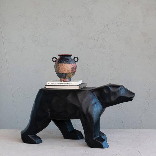 Bear end table discount