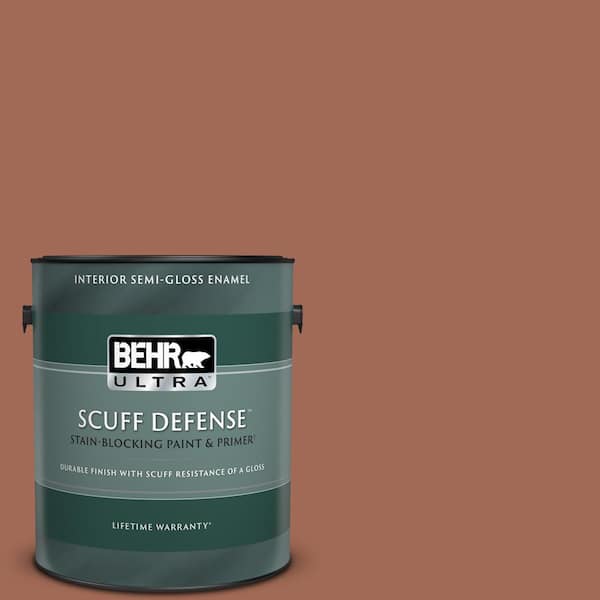 BEHR ULTRA 1 gal. #S180-6 Perfect Penny Extra Durable Semi-Gloss Enamel Interior Paint & Primer