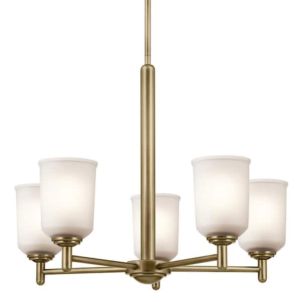 Kichler Shailene 5-Light Gold Traditional Chandelier