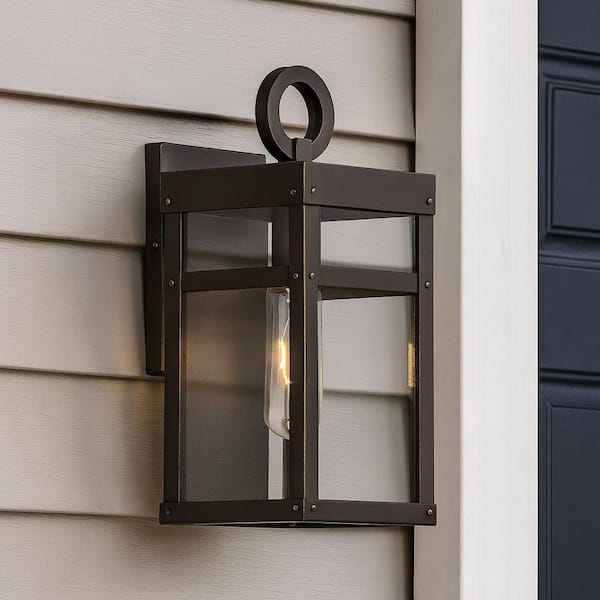 Porter Extra Small 1-Light Oil Rubbed Bronze Outdoor Wall Light Sconce