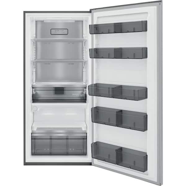 Professional 19 cu. ft. Single Door Frost Free Upright Freezer in Smudge-Proof Stainless Steel, ENERGY STAR