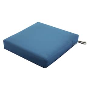 Ravenna Empire Blue 25 in. W x 25 in. D x 5 in. T Deep Seating Outdoor Lounge Chair Cushion
