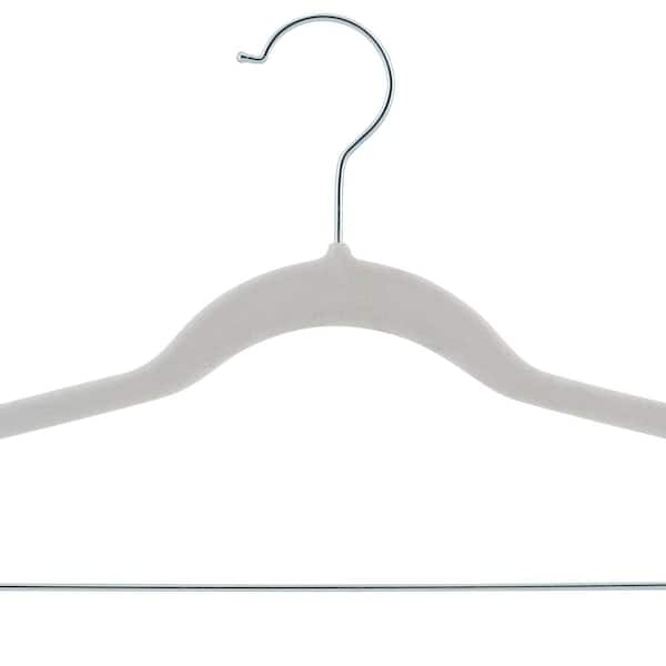 Laura Ashley 25 Pack Slim Velvet Hangers in White LA-93310-WHITE - The Home  Depot