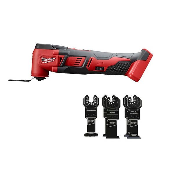 M18 18V Lithium-Ion Cordless Oscillating Multi-Tool (Tool-Only) & Oscillating Blade Set w/ Japanese Hardwood Blade (5PC)