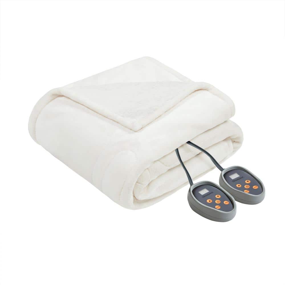 Beautyrest Electric Blanket Throw, Adjustable Multi-Level Heat
