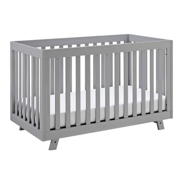 Storkcraft Beckett Pebble Gray 3In1 Convertible Crib 04610 60F The Home Depot