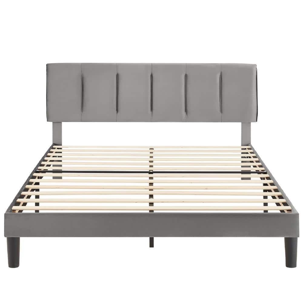 Upholstered Bedframe Queen Platform - rated 4.6154 stars from 13 reviews