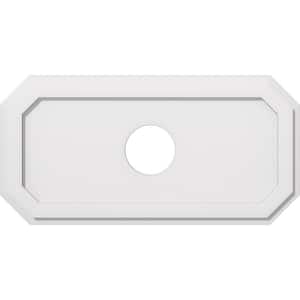 30 in. W x 15 in. H x 5 in. ID x 1 in. P Emerald Architectural Grade PVC Contemporary Ceiling Medallion