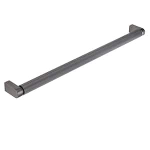 Kent Knurled 12 in. (305 mm) Center-to-Center Black Nickel Drawer Pull
