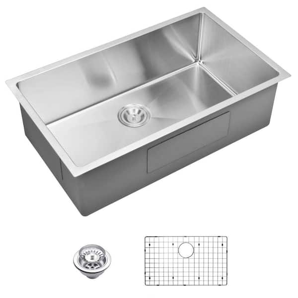 Single Bowl Kitchen Sink With Strainer, What Is The Most Durable Farmhouse Sinkers