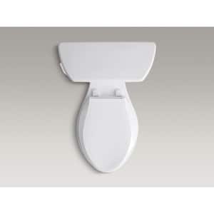 Wellworth 12 in. Rough In 2-Piece 1.28 GPF Single Flush Elongated Toilet in White Seat Not Included