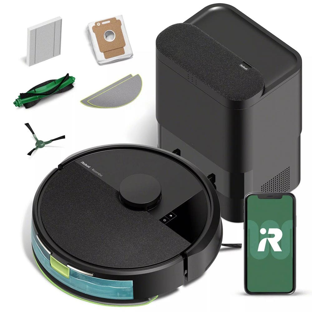 iRobot Roomba 105 Combo 13. 2 in. Robotic Vacuum and Mop + with