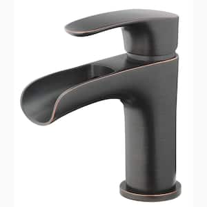 Single Hole Single-Handle Bathroom Faucet in Oil-Rubbed Bronze
