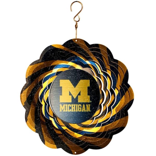 Evergreen NCAA 10 in. University of Michigan Geo Spinner