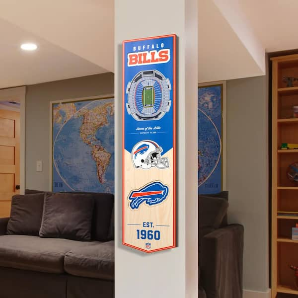 WC104 BUFFALO BILLS MDF WOOD NFL TEAM SIGN CUSTOM VINTAGE CRAFT