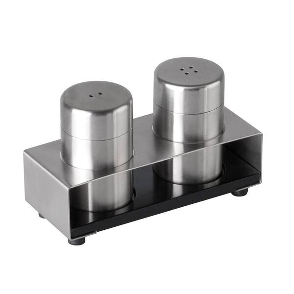 BergHOFF Cubo 3-Piece Stainless Steel Salt and Pepper Set