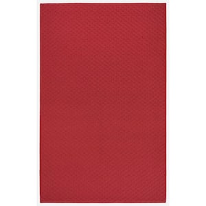 Town Square Chili Red 12 ft. x 15 ft. Geometric Area Rug