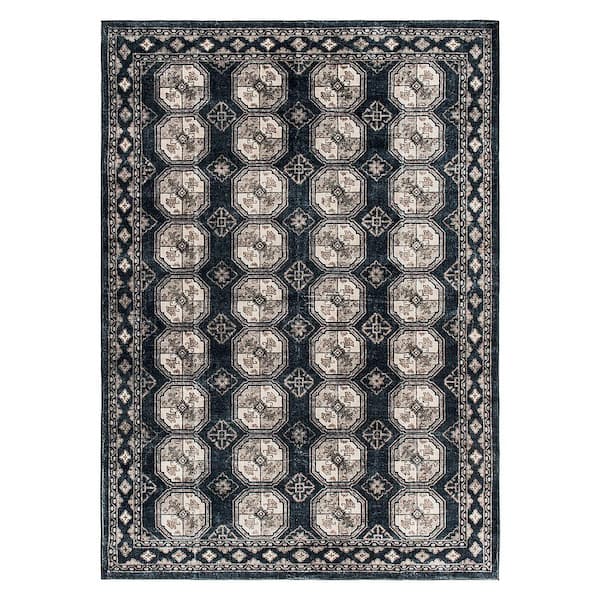 World Rug Gallery Transitional Moroccan Washable Non Slip