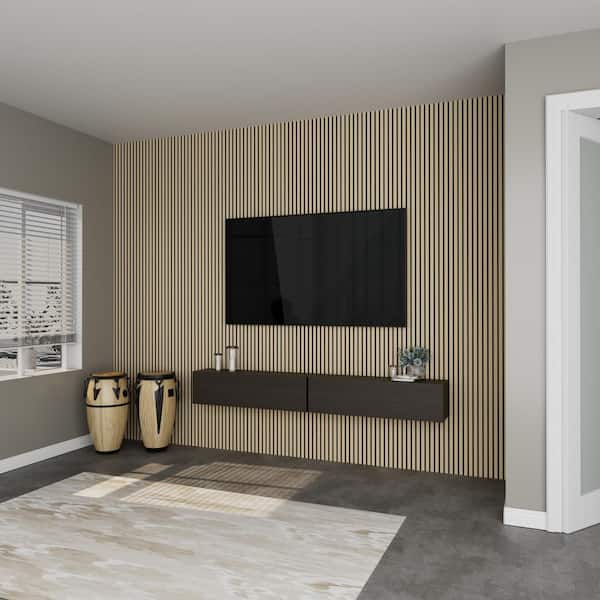 ARK DESIGN 4.6 in. x 4.7 in. x 0.875 in. Oak Style Square Edge MDF