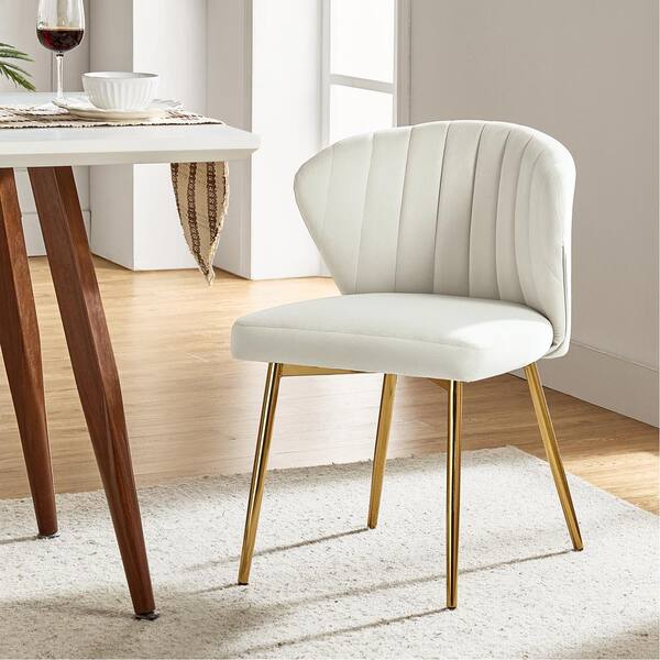 Ivory wingback dining online chair