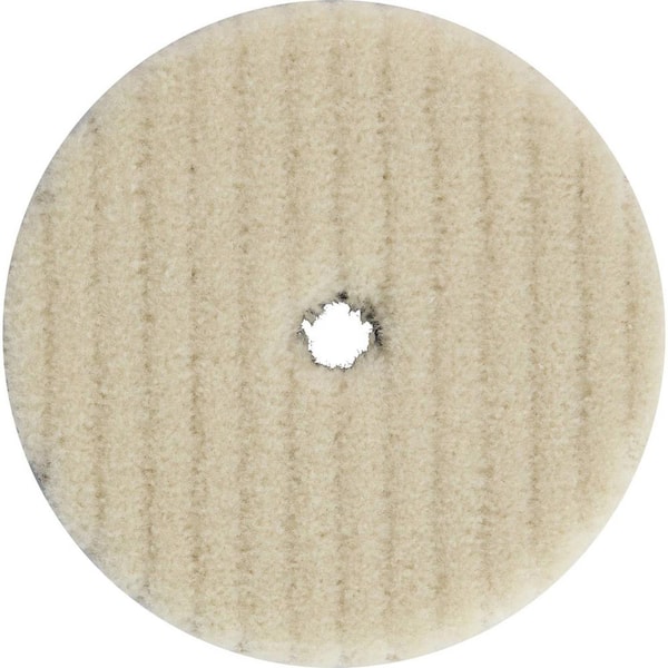 Makita 3 in. Hook and Loop Short-Haired Wool Cutting Pad