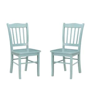 Equestrian Green Colorado Wood Dining Chairs (Set of 2)