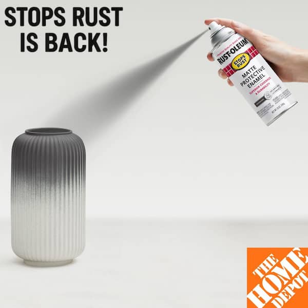 12 oz. Protective Enamel Matte Peppercorn Spray Paint