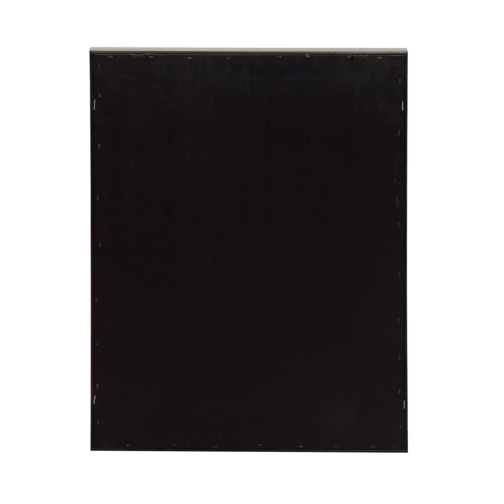Gray Framed Black and White Elephant Canvas Wall Art