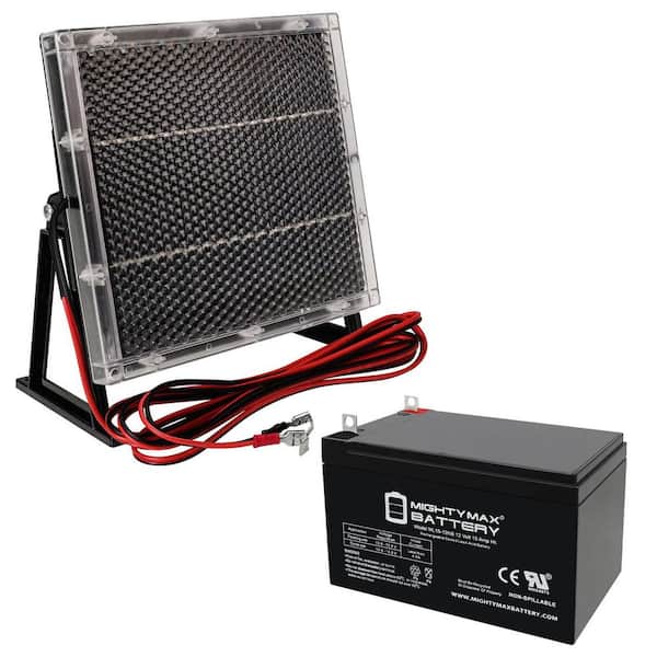 12 Volt 15 AH NB SLA Battery With 12V Solar Panel Charger