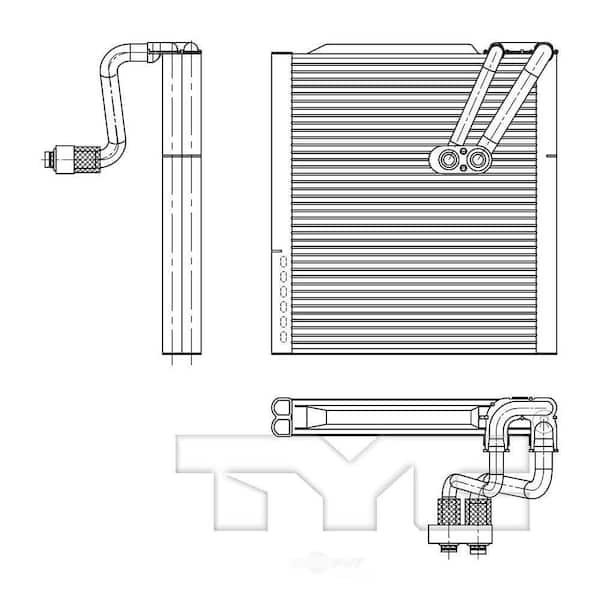 TYC A/C Evaporator Core