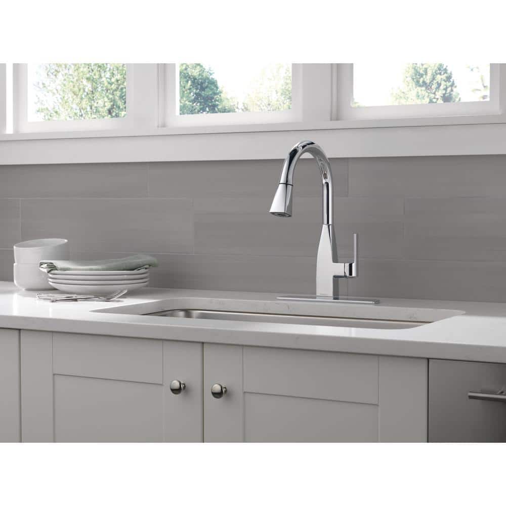 Xander Polished Chrome Single Handle Pull-Down Kitchen Faucet