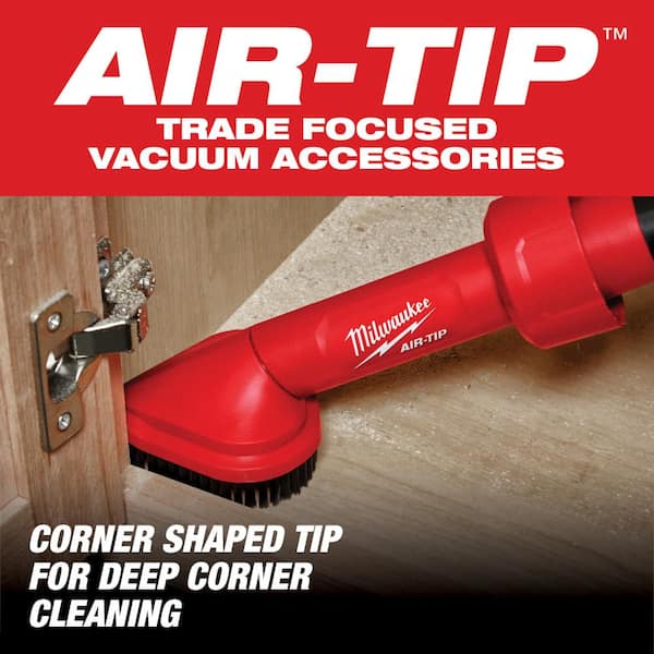 Milwaukee AIR-TIP 1-1/4 in. - 2-1/2 in. Dust Collector Wet/Dry Shop Vacuum  Attachment (1-Piece) 49-90-2022 - The Home Depot