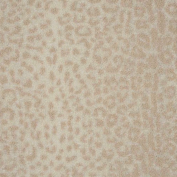 Natural Harmony Safari Brush Beige 13.2 ft. 36 oz. Wool Pattern Installed Carpet