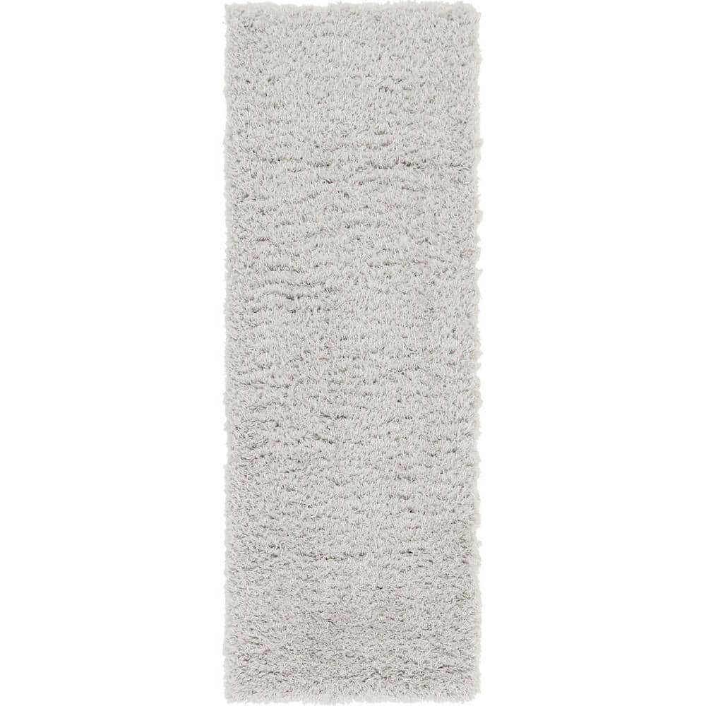 Shag Silver Screen 2 ft. x 6 ft. Runner Rug price history on PriceWatchPro