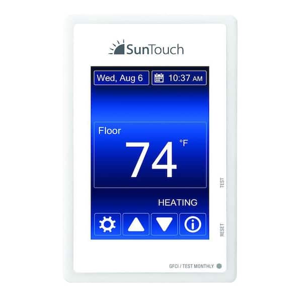 SunTouch Floor Warming SunStat Command Programmable Radiant Floor Heating Thermostat