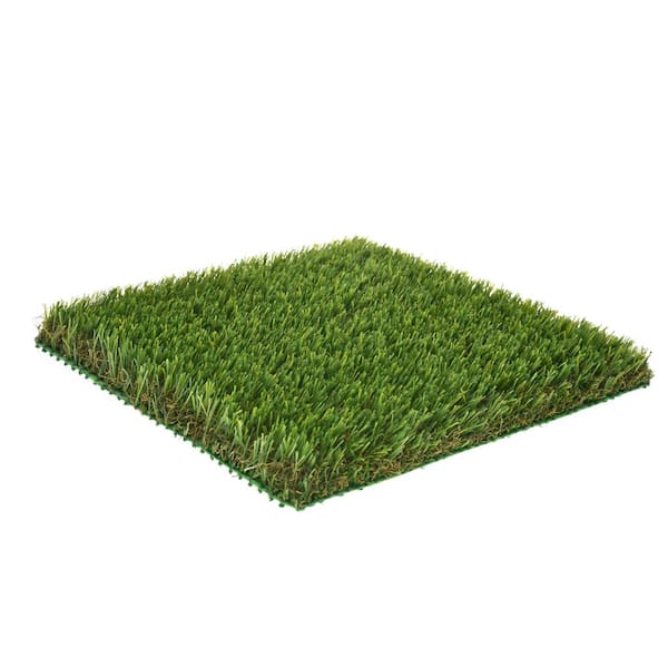 Cruze 12 ft. W x Cut to Length Vibrant Green 35 oz. 1.25 in. Pile with Superflow Green Backing Artificial Grass Turf