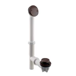 1-1/2 in. Poly Adjustable Tip-Toe Bath Waste and Overflow, Oil Rubbed Bronze