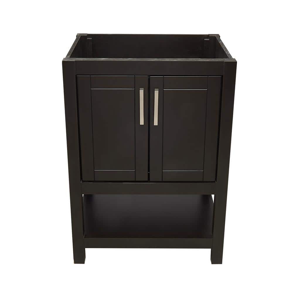 Taos 25 in. W x 19 in. D x 35 in. H Bath Vanity Cabinet without Top in Espresso price history on PriceWatchPro