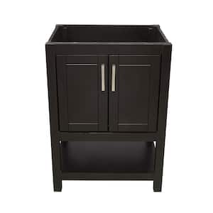 Taos 25 in. W x 19 in. D x 35 in. H Bath Vanity Cabinet without Top in Espresso