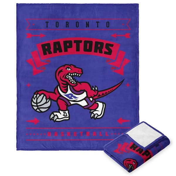 NBA Hardwood Classic Raptors Multicolor Polyester Silk Touch Throw Blanket