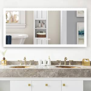 HOMLUX 32 in. W x 32 in. H Round Frameless LED Light with 3-Color and  Anti-Fog Wall Mounted Bathroom Vanity Mirror 96FB004795 - The Home Depot