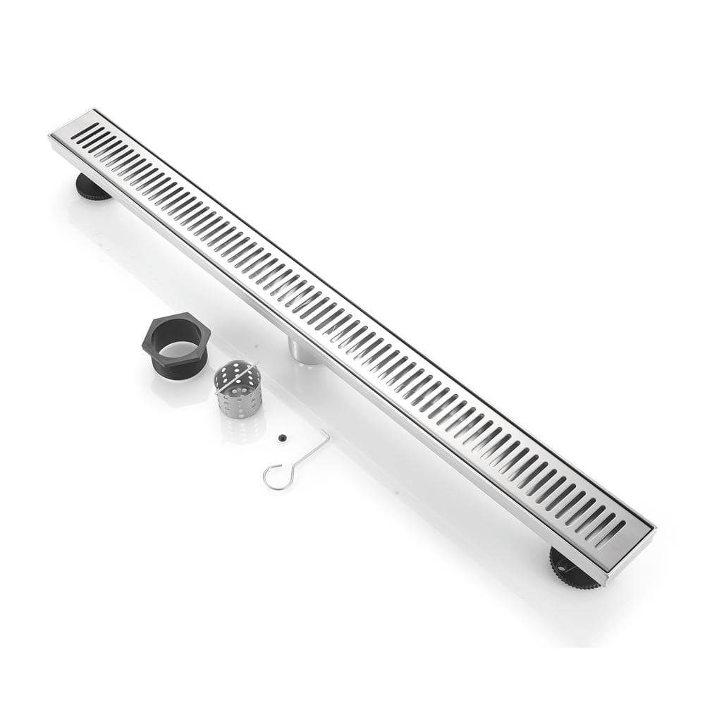 32 in. 304 Stainless Steel Linear Shower Drain in Nickel price history on PriceWatchPro