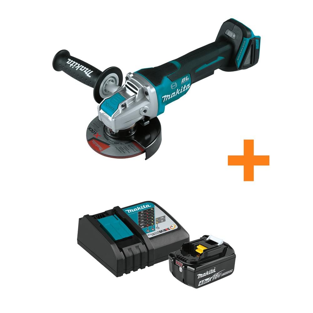 Makita 18V LXT Brushless Cordless 4-1/2 In./5 In. Paddle Switch X-LOCK ...