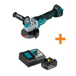 thumbnail image 2 of Makita XAG25Z 18V LXT Brushless Cordless X‑LOCK Angle Grinder – 4.5-5", Tool Only 2 of 6