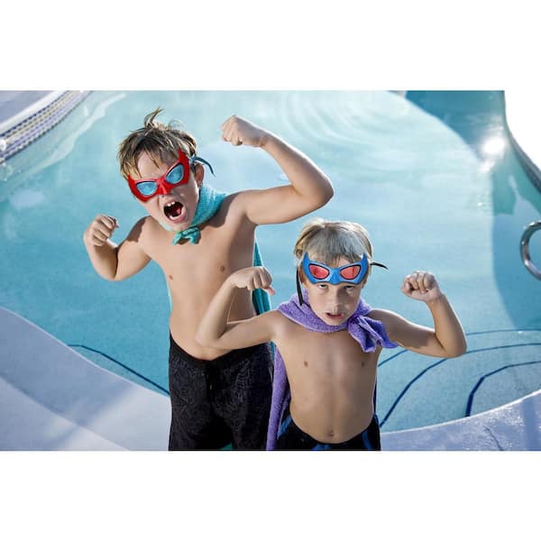 Poolmaster Blue and Red Splash Heroes Swim Goggles (2-Pack) 94002 - The  Home Depot