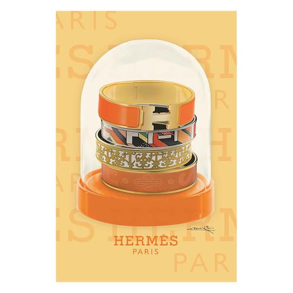 VENICE BEACH Collections Fashion Glam Bracelets Snow Globe by Fairchild Paris 1-Piece Unframed Abstract Poster Art Print 20 in. x 30 in.