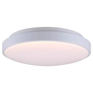 12 in. Integrated Selectable LED RGBW Flush-Mount